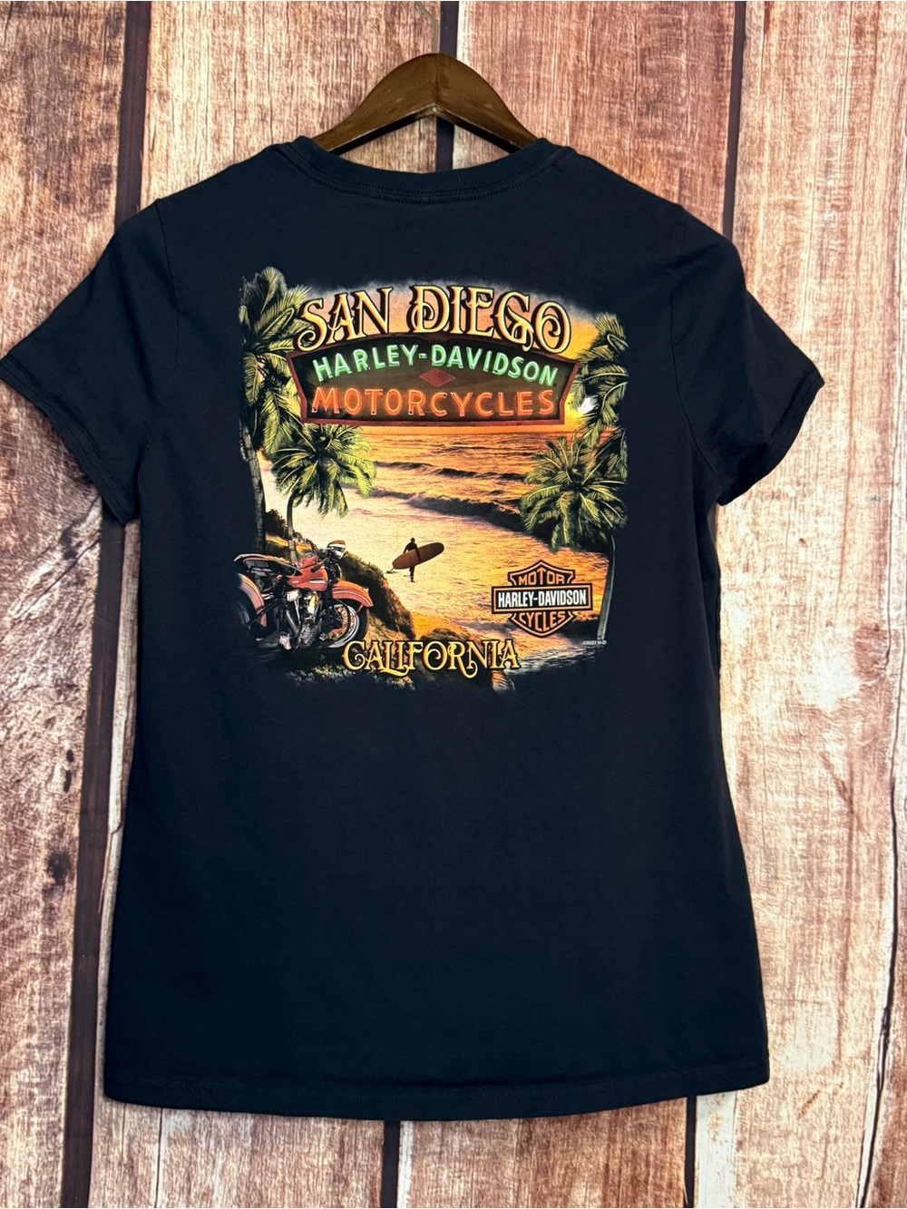 Harley-Davidson San Diego Motorcycle Sunset Tee